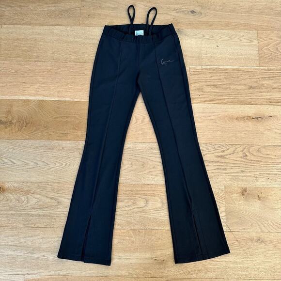 Karl Kani Pants - Karl Kani Signature Hip String Trousers in Black